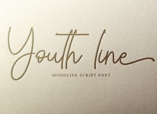 Youth line Handwritten Font