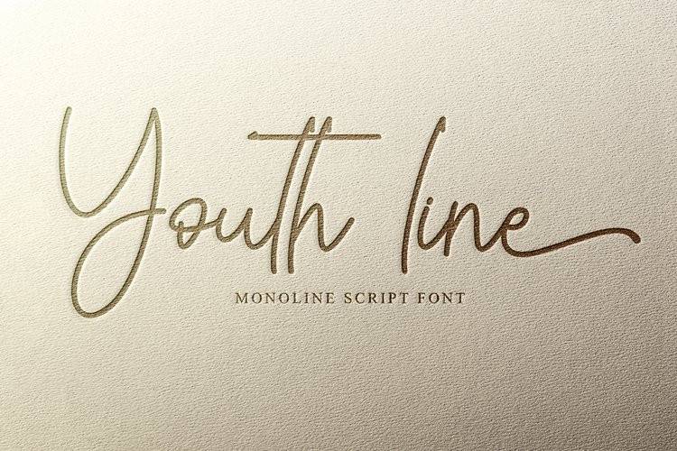 Youth line Handwritten Font