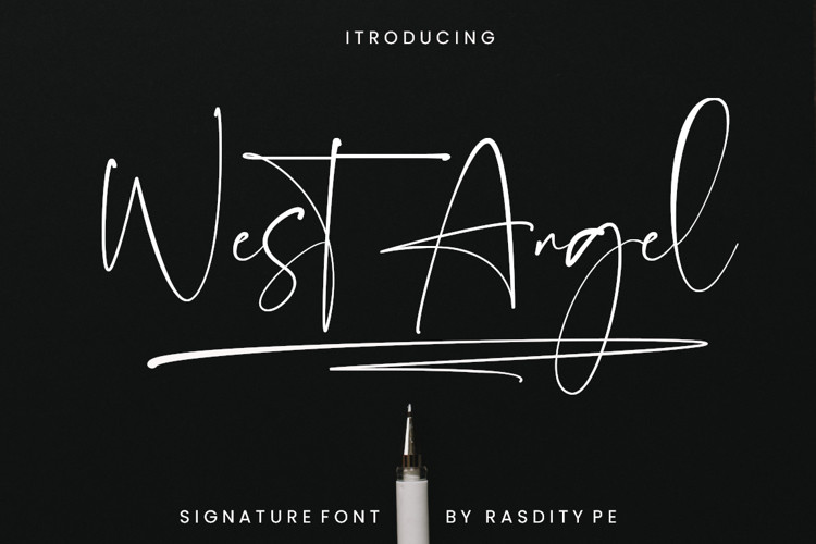 West Angel Handwritten Font