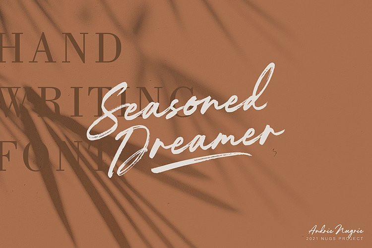 Seasoned Dreamer Brush Font