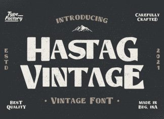 Hastag Display Font