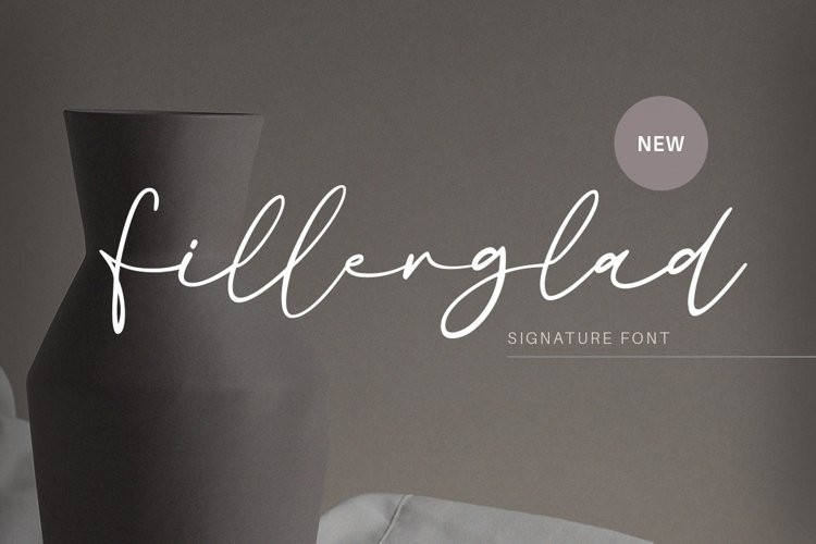 Fillerglad Handwritten Font