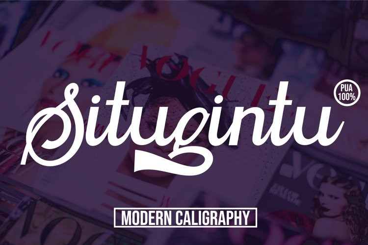 Situgintu Script Font