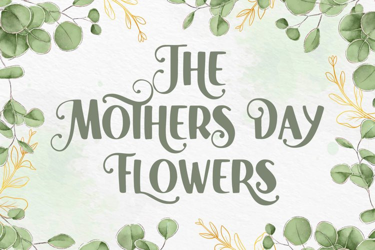 Beauty Florist Display Font