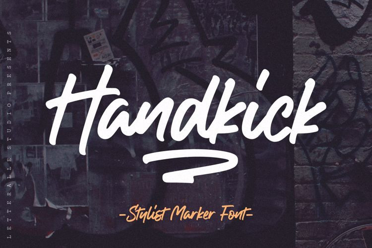 Handkick Handwritten Font