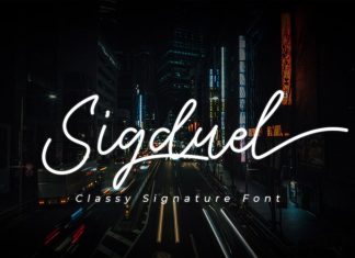 Sigduel Handwritten Font