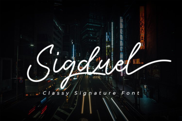 Sigduel Handwritten Font