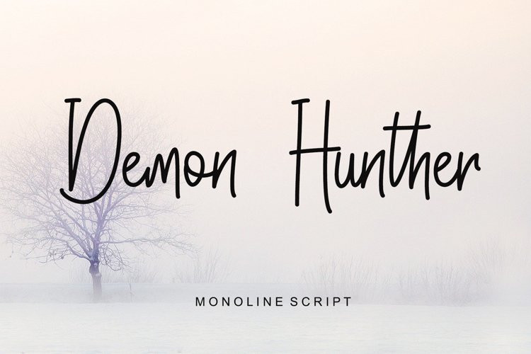 Demon Hunther Handwritten Font