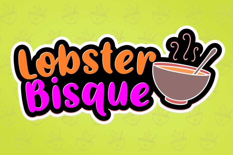 Lobster Bisque Brush Font