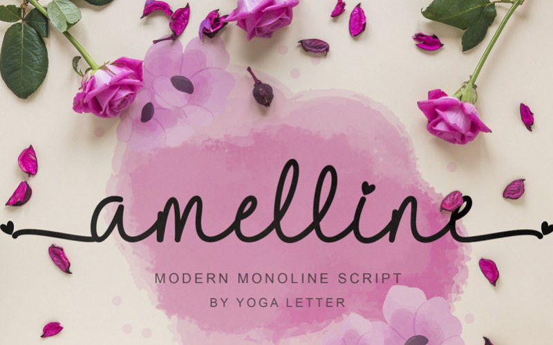 Amelline Handwritten Font