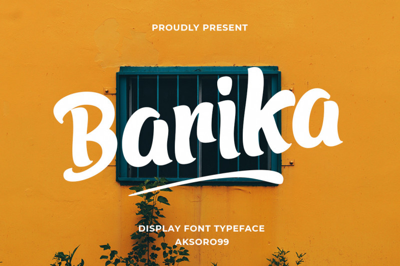 Barika Display Font