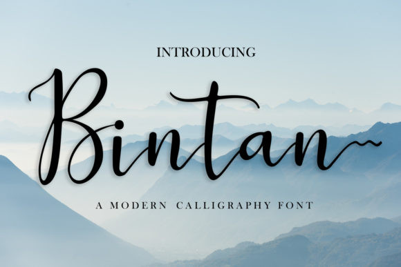 Bintan Calligraphy Font