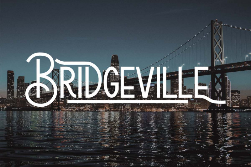 Bridgeville Display Font