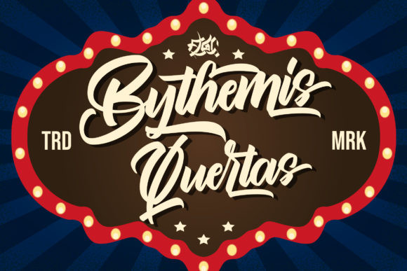 Bythemis Quertas Brush Font