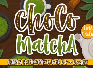 Choco Matcha Display Font