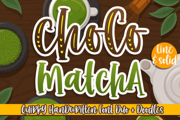 Choco Matcha Display Font