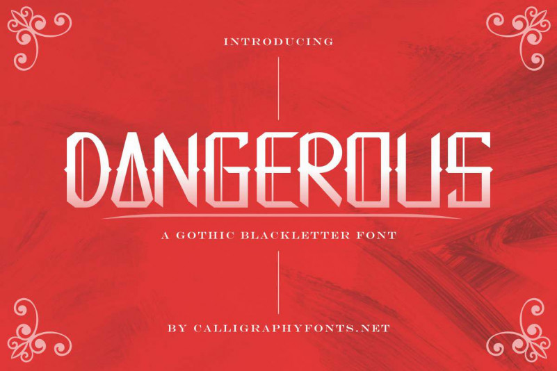 Dangerous Display Font