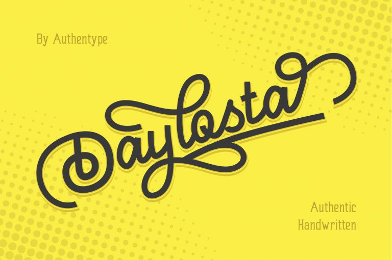 Daylosta Display Font