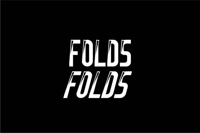 Folds Display Font