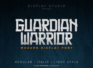 Guardian Warrior Display Font
