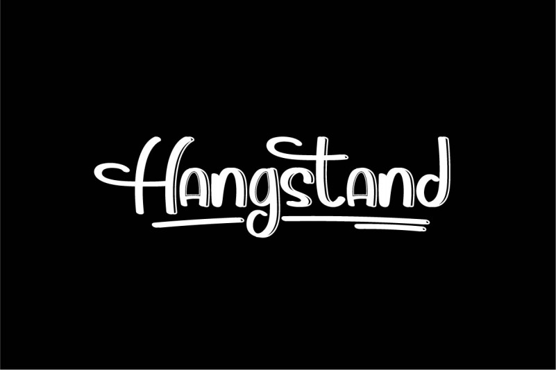 Hangstand Display Font