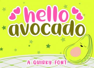 Hello Avocado Display Font