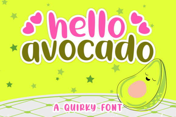 Hello Avocado Display Font