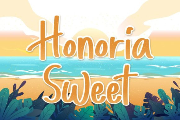 Honoria Sweet Display Font