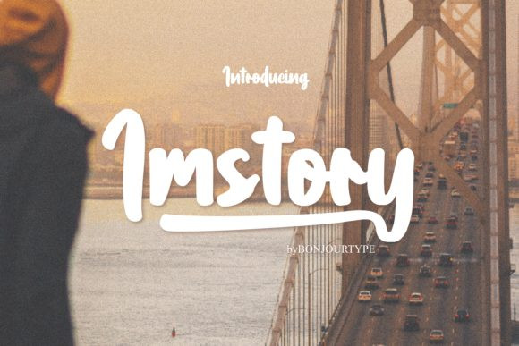 Imstory Brush Font