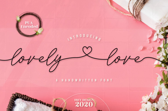 Lovely Love Script Font