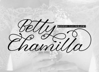 Betty Chamilla Calligraphy Font