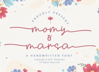 Momy & Marsa Handwritten Font