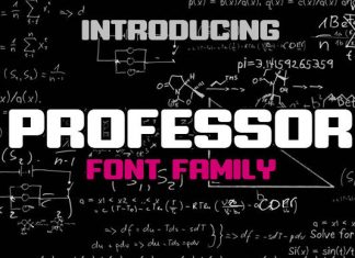 Professor Display Font