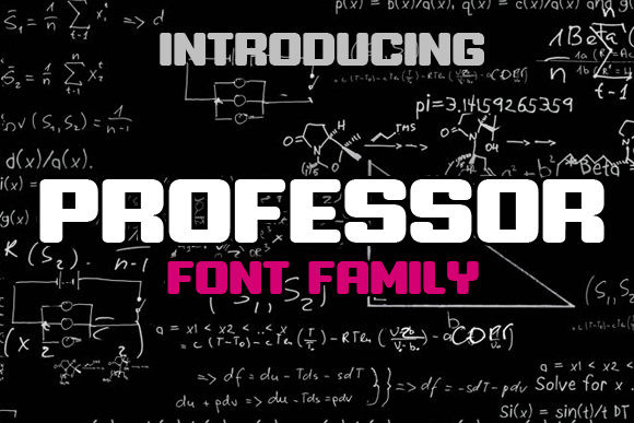 Professor Display Font