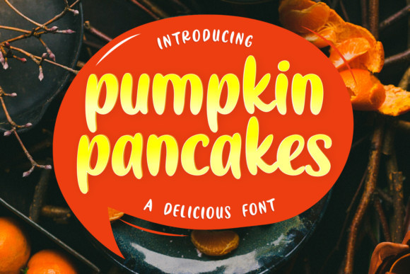 Pumpkin Pancakes Display Font