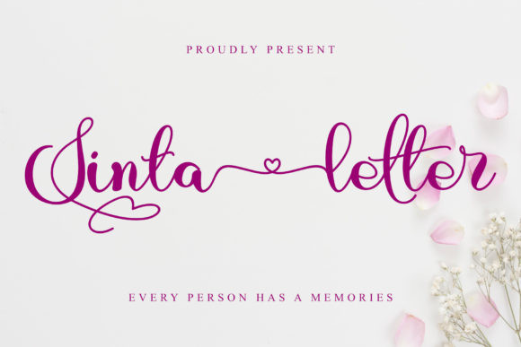 Sinta Letter Calligraphy Font