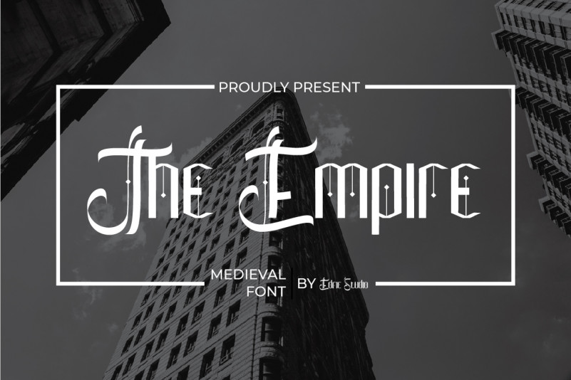 The Empire Display Font