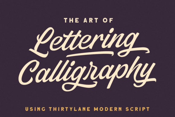 Thirtylane Script Font