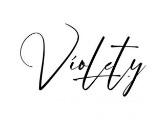 Violety Script Font