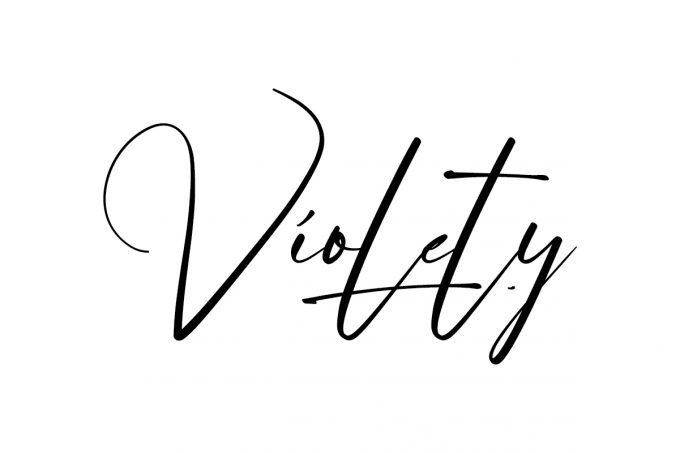 Violety Script Font