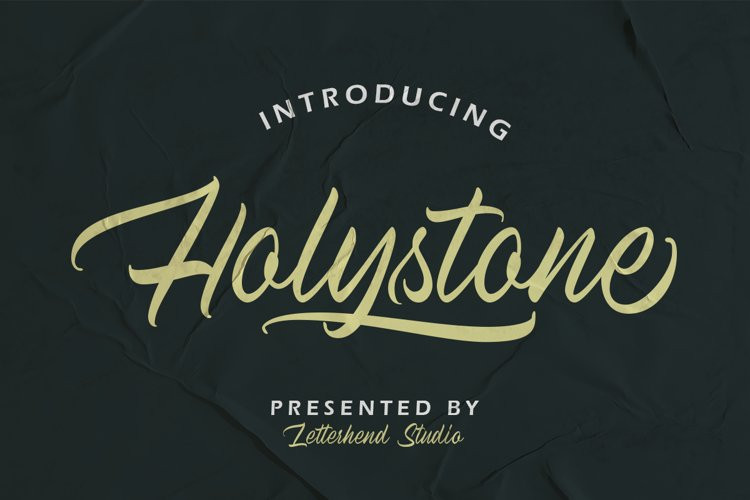 Holystone Script Font