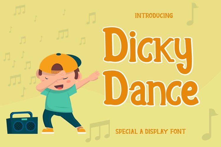 Dicky Dance Display Font