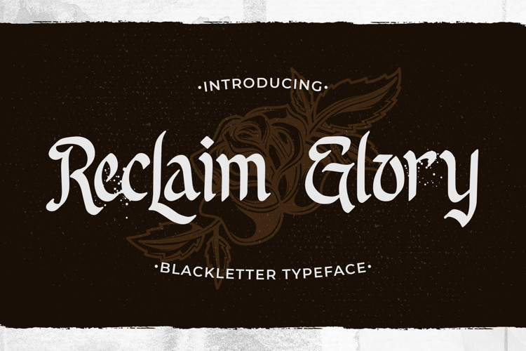 Reclaim Glory Display Font