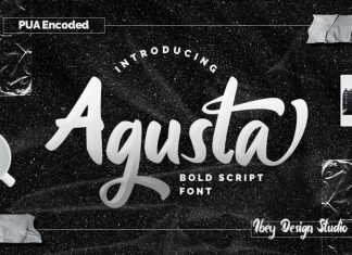 Agusta Script Font