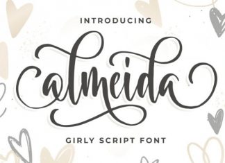 Almeida Script Font