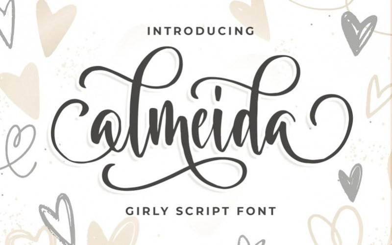 Almeida Script Font