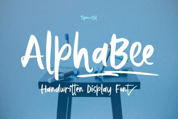 AlphaBee Brush Font