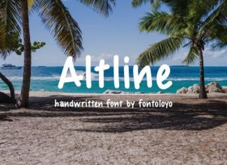 Altline Display Font
