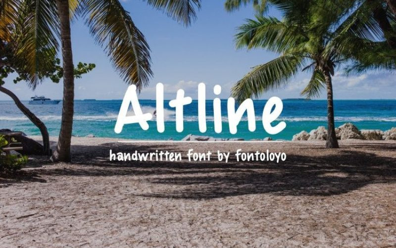 Altline Display Font