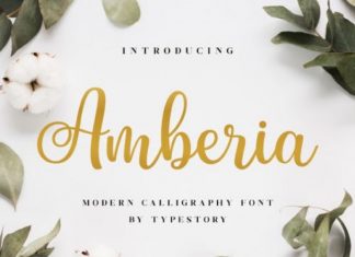 Amberia Calligraphy Font